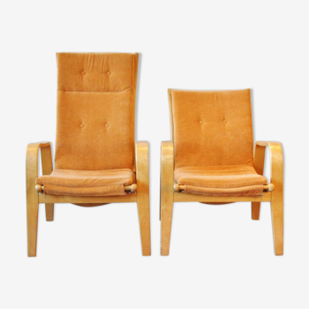 Set of 2 lounge chairs by Cees Braakman for Pastoe
