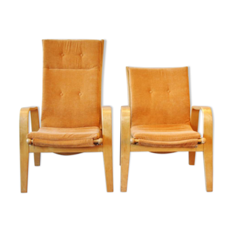 Set of 2 lounge chairs by Cees Braakman for Pastoe