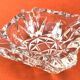 Années 1970 Cendrier Verre transparent taillé et ciselé