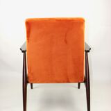 Vintage Fox orange easy chair, 1970s