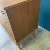 Vintage chest of drawers with wing drawers
