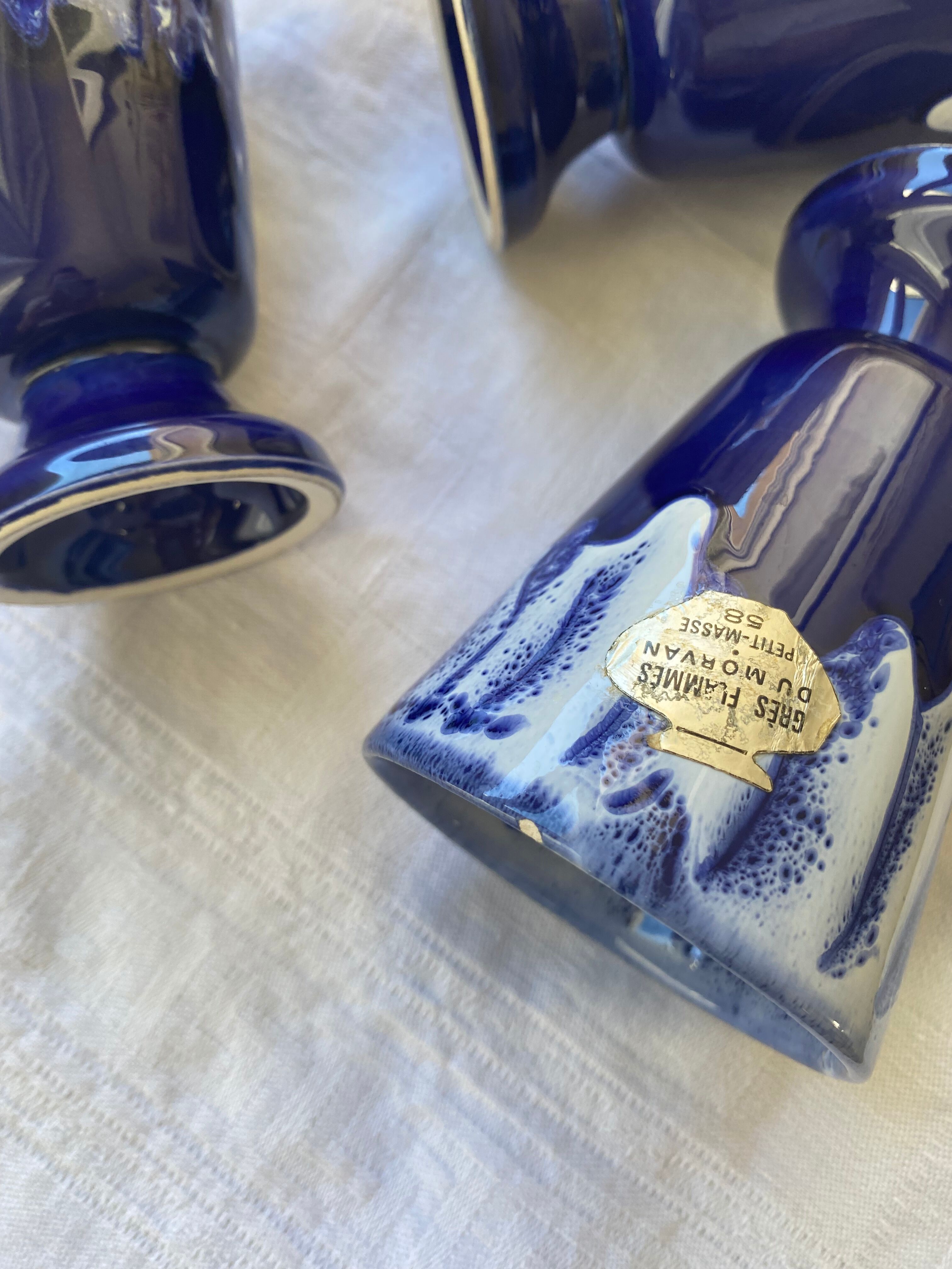 Mazagrans in flamed sandstone