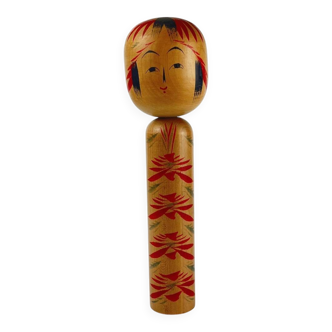 Kokeshi japonaise vintage Naruko signée Shōzō, japon, 1950/70