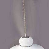 Giant Guzzini plexi and chrome pendant light