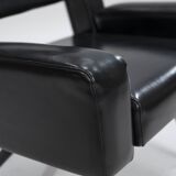 Leatherette Armchair Prototype, Italy, 1980s