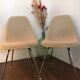 Chaises dsx fibre & hopsak Charles & Ray Eames pour Herman Miller 1972