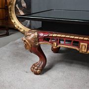 Grande Table Basse Impériale avec plateau de verre, Chine – XXe