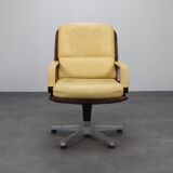 Office chair in leather by Eugen Schmidt, 1960s