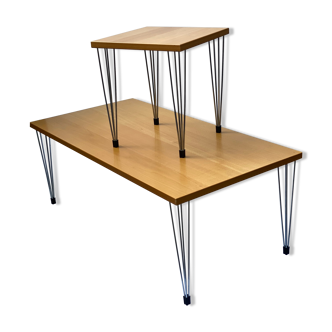 Duo de salon danois et table d’appoint
