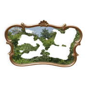 Large wall mirror with golden stucco mouldings – Louis XV Rococo style – 124