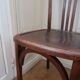 Pair of patinated bistro chairs