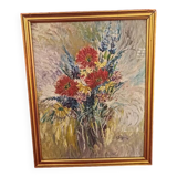 Flower bouquet painting