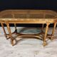 Piano bench cannée Louis XVI style in gilded wood