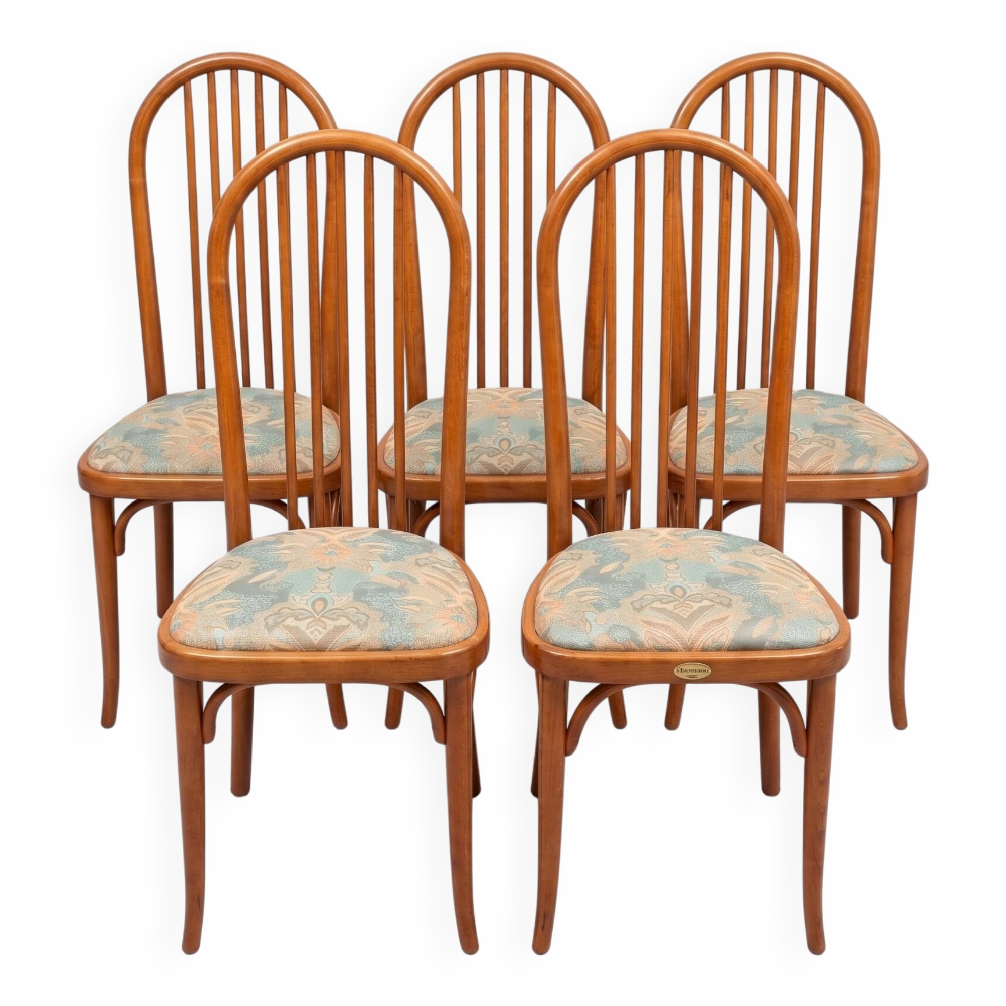 Lot of 6 kitchen chairs - Baumann "bistro" type