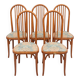 Lot of 6 kitchen chairs - Baumann "bistro" type