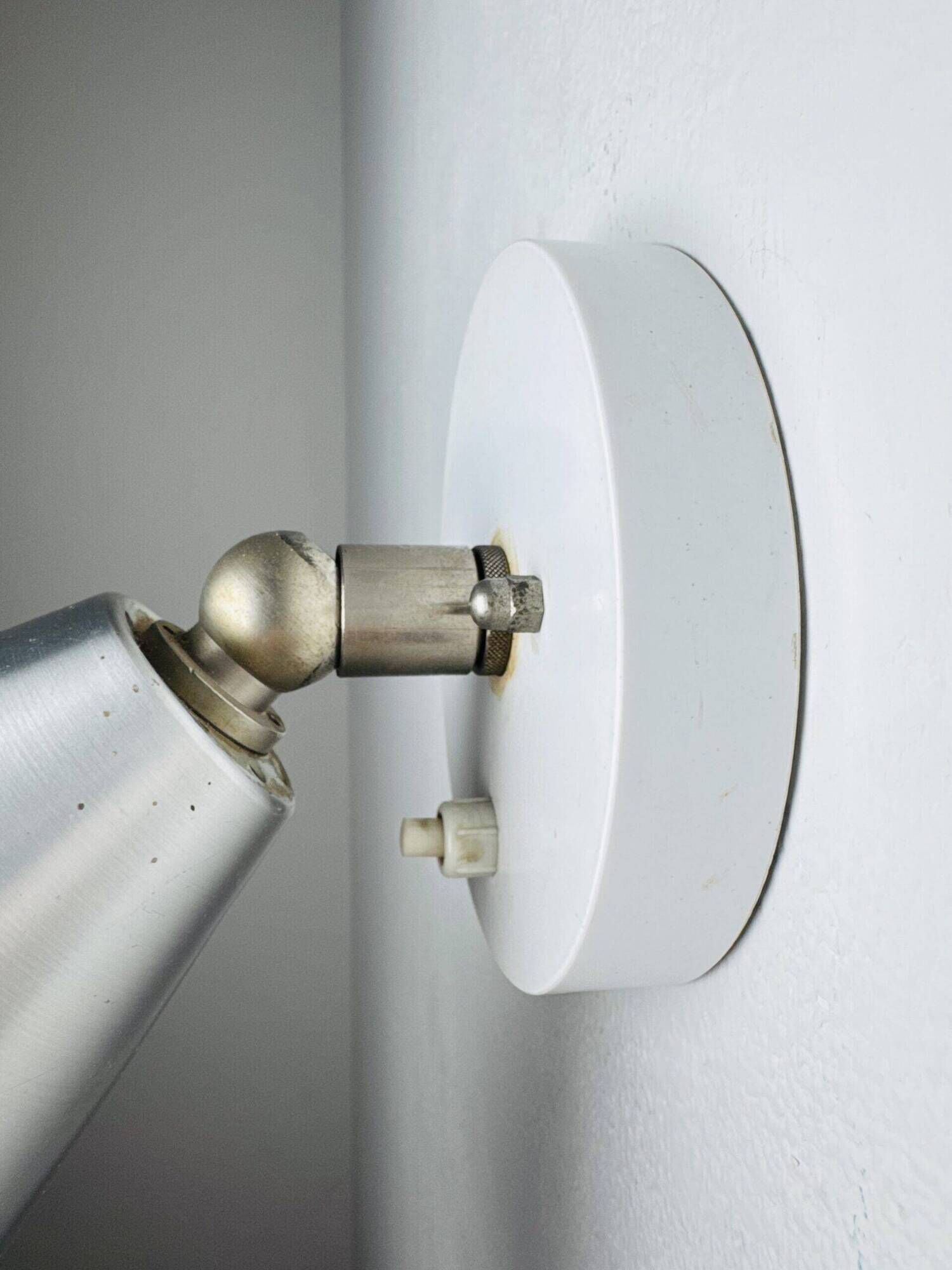 Pair Of R155 Adjustable Wall Lamps In Metallic By Raak Amsterdam, The Netherlands 1960S