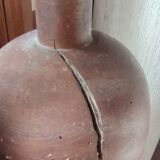 Série de 4 anciens bougeoirs en bois/brutaliste