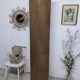 Corner display cabinet with shabby chic patina from the 19th century Gustavian period