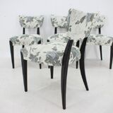 4 1950s Jindrich Halabala dining chairs,Czechoslovakia