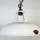 Industrial White Enamel Factory Pendant Lamp from Thorlux, 1960s