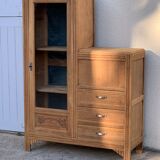 Art Deco asymmetrical glass Parisian wardrobe 1930