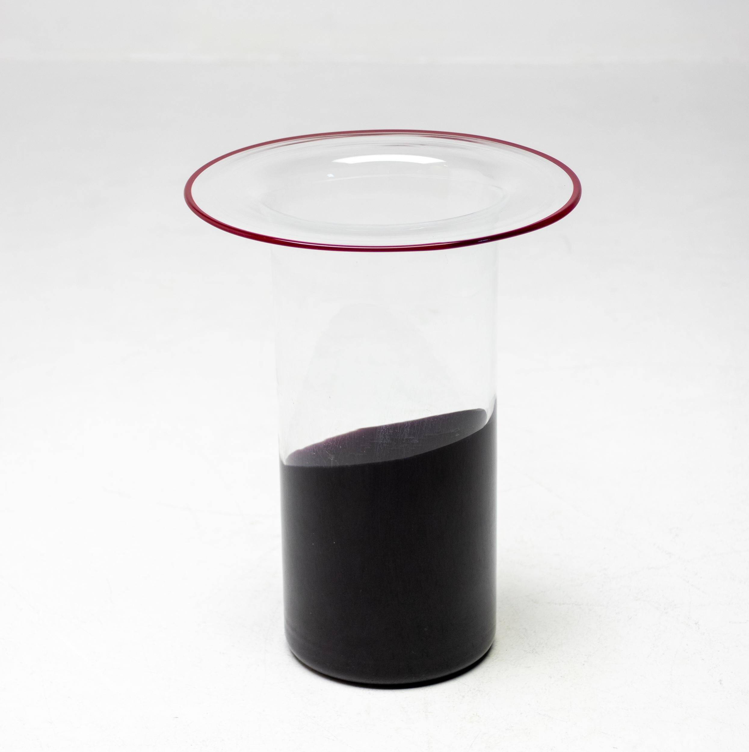 Very large "Chiclos" vase by Renato Toso for Leucos - Italian Murano glass