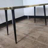 Coffee table cocktail feet compass vintage 60