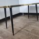 Table basse cocktail pieds compas vintage 60