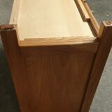 Solid oak tv stand