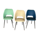 3 chaises tonneau années 50/60 skaï
