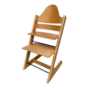 Chaise évolutive Tripp Trapp Stokke, années 1980