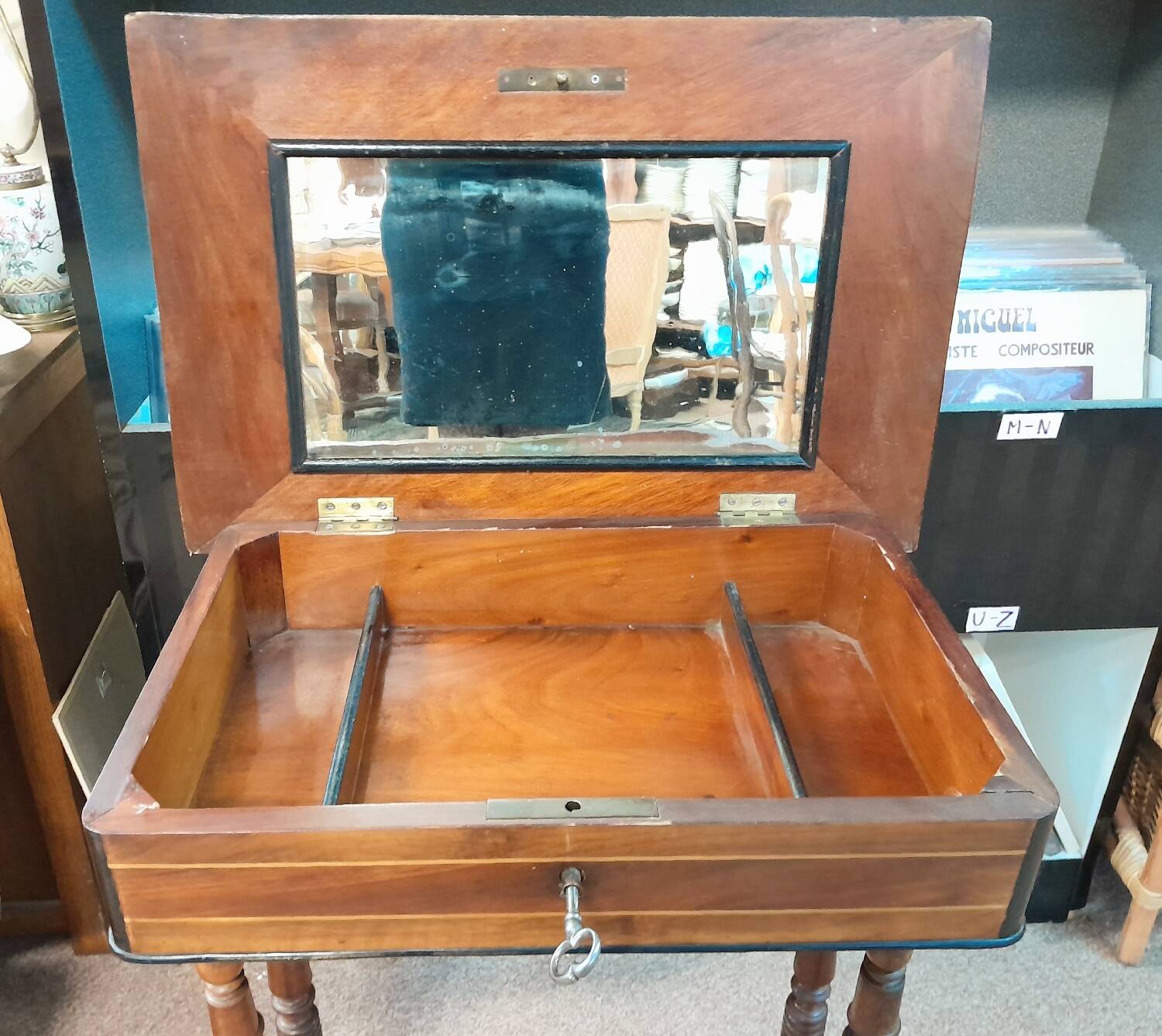 19th century marquetry dressing table