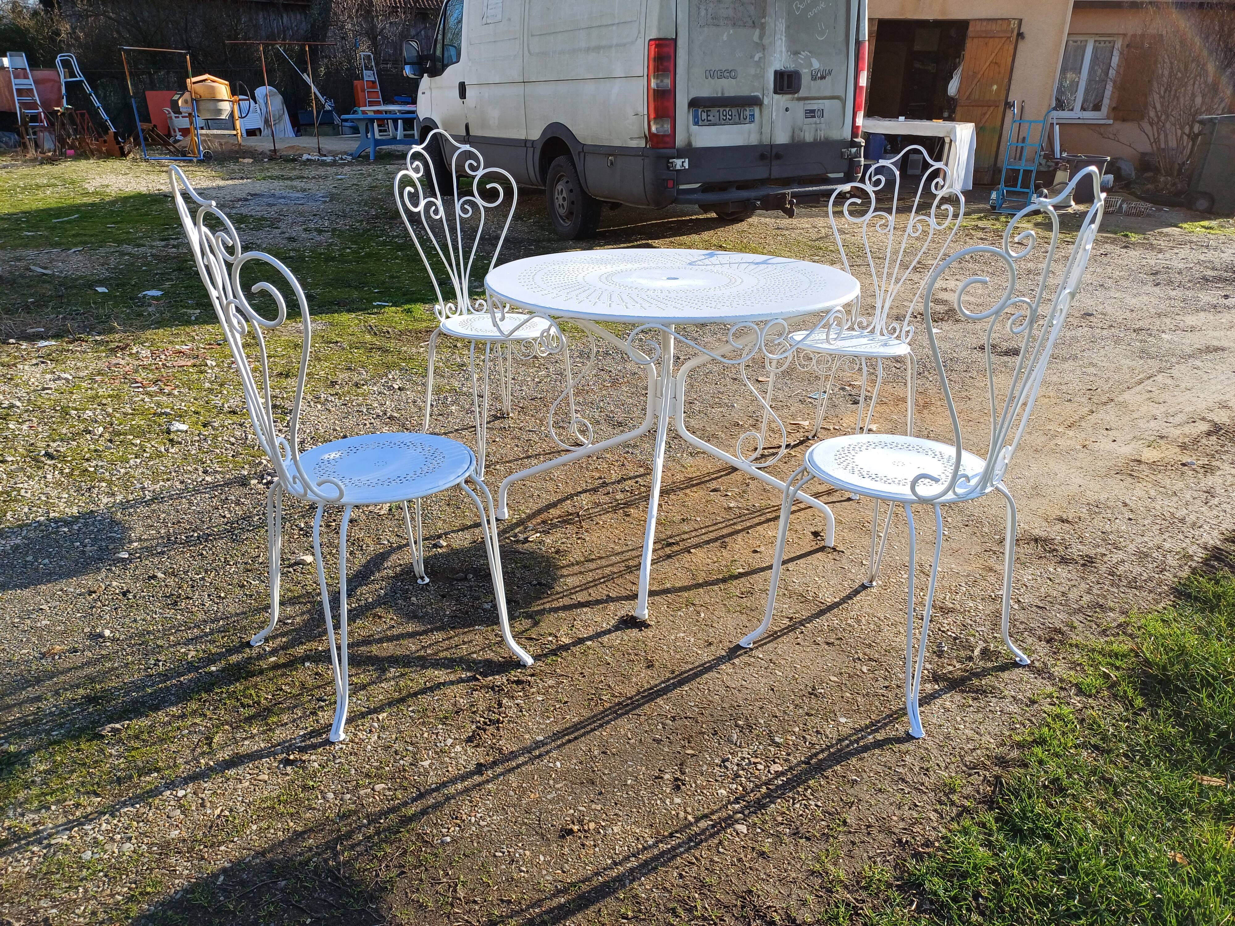 Wrought Iron Garden Furniture 1900