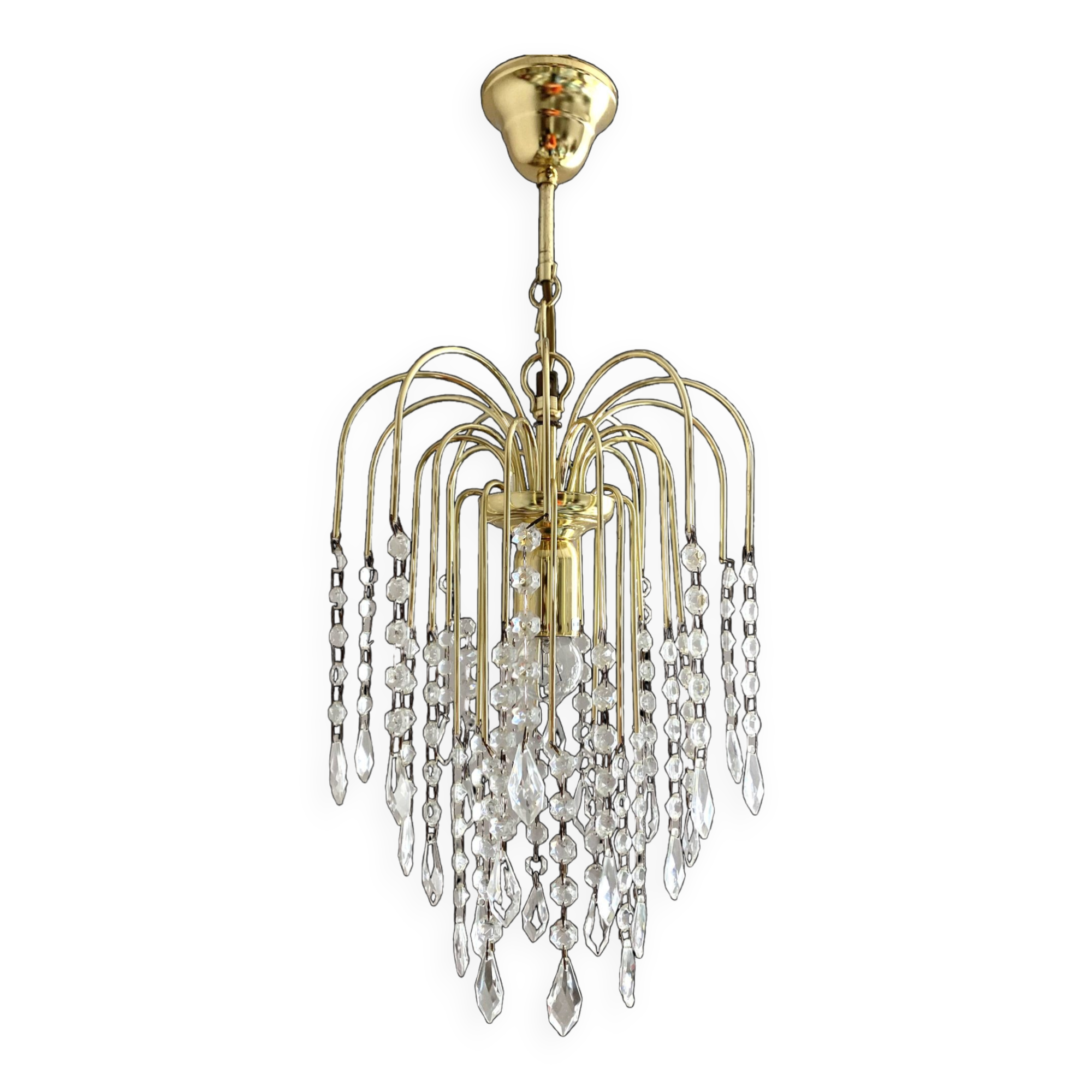 Lustre vintage italien pampilles