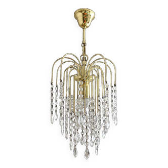 Lustre vintage italien pampilles