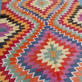 Turkish kilim rug,328x164 cm