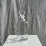 Octagonal glass carafe with stopper, Luminarc France brand