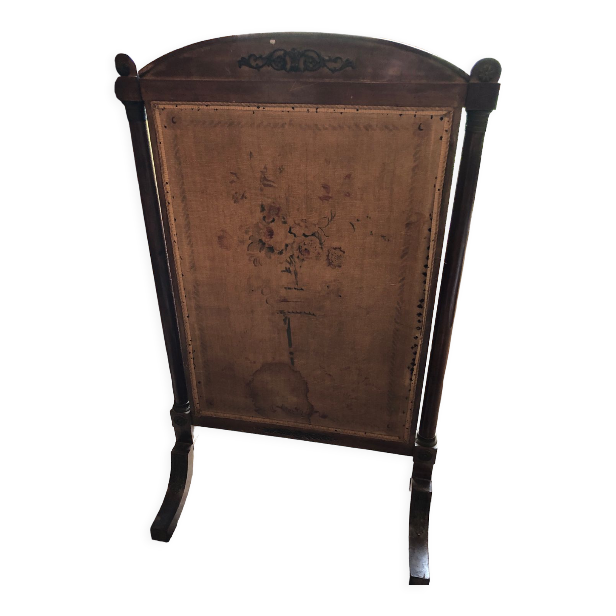 Fire screen chimney cover