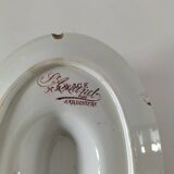 Rare old vegetable dish – Saint-Amand Hamage – English red ironstone