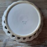 Openwork ceramic basket