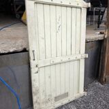 19th-century solid oak barn door