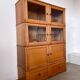 Old MD storage furniture bookcase design Martin Dupuis light oak 1950s vintage