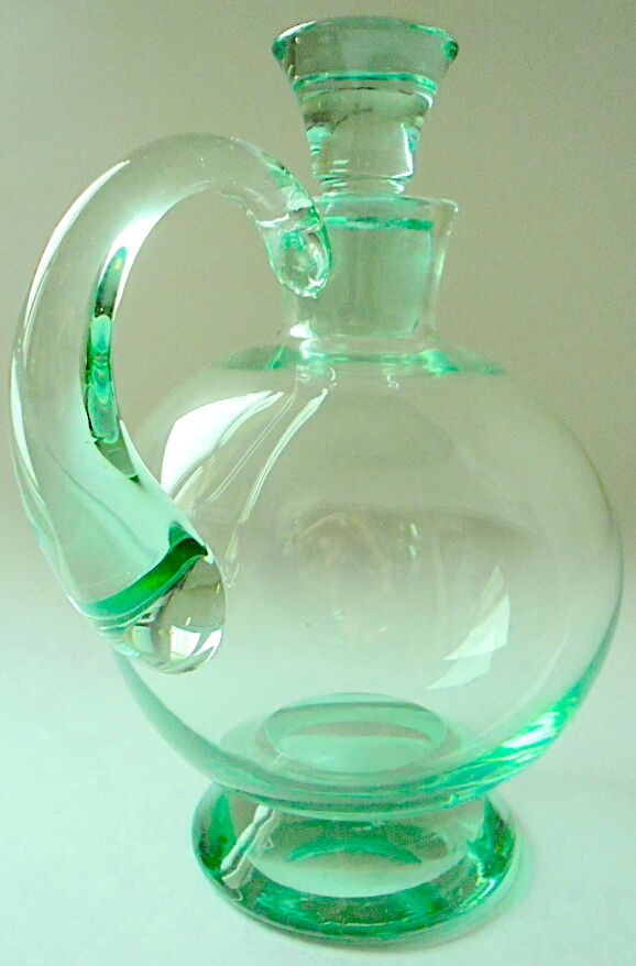 Crystal globular decanter from the daum house