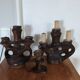 Set of ceramic candle holders - Bastian le Pemp - Quimper