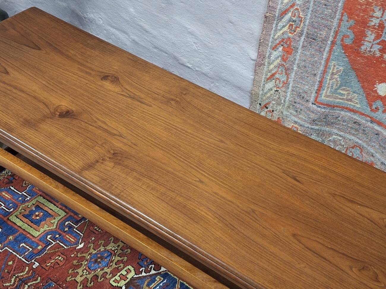Metamorphic dining / coffee table in teak by Kai Kristiansen, Denmark 1960s