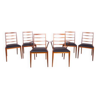 Chaises de salle à manger du milieu du siècle de McIntosh, années 1960, lot de 6