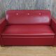 Vintage red sofa