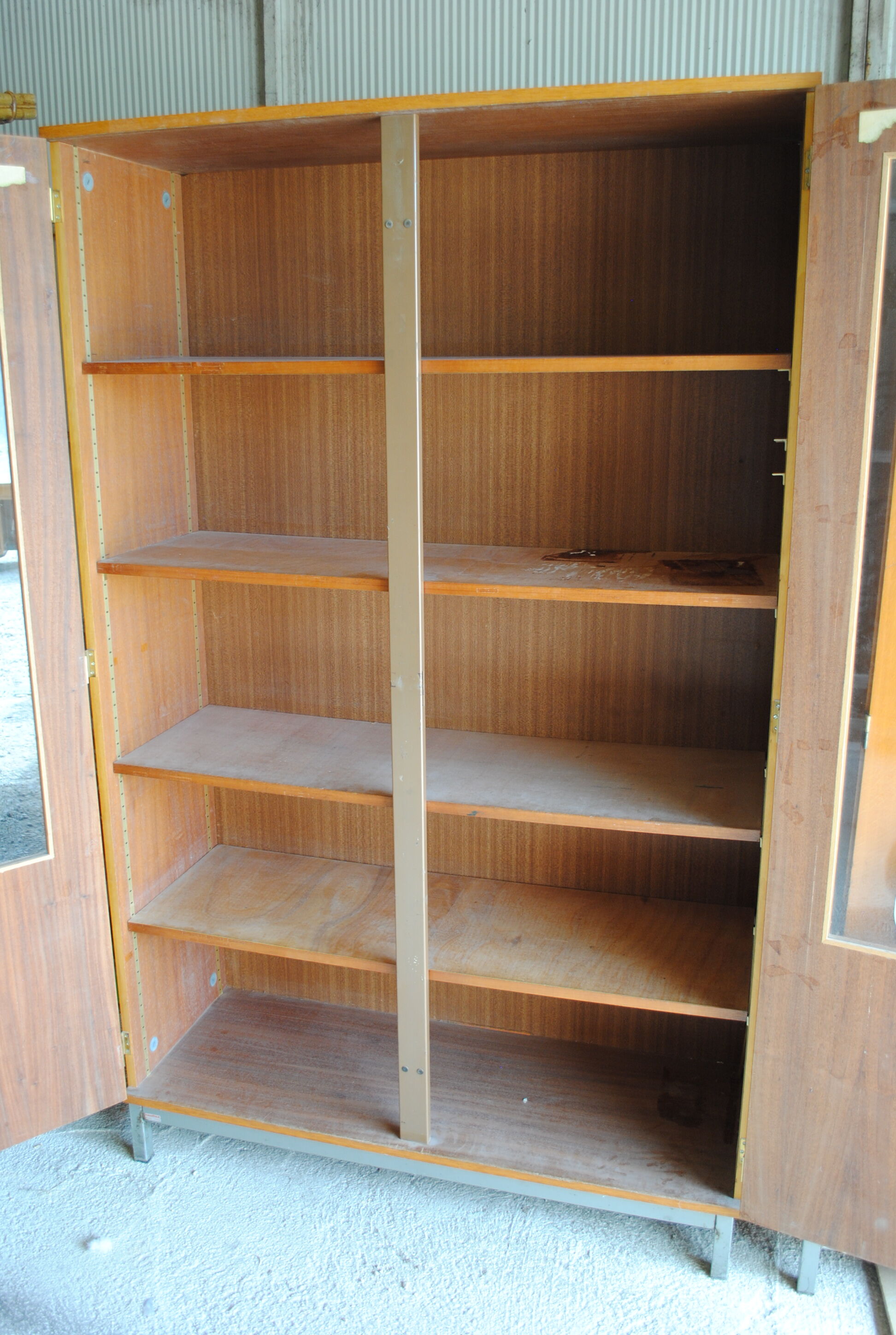 Glazed school wardrobe