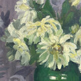 Vintage painting bouquet of flowers