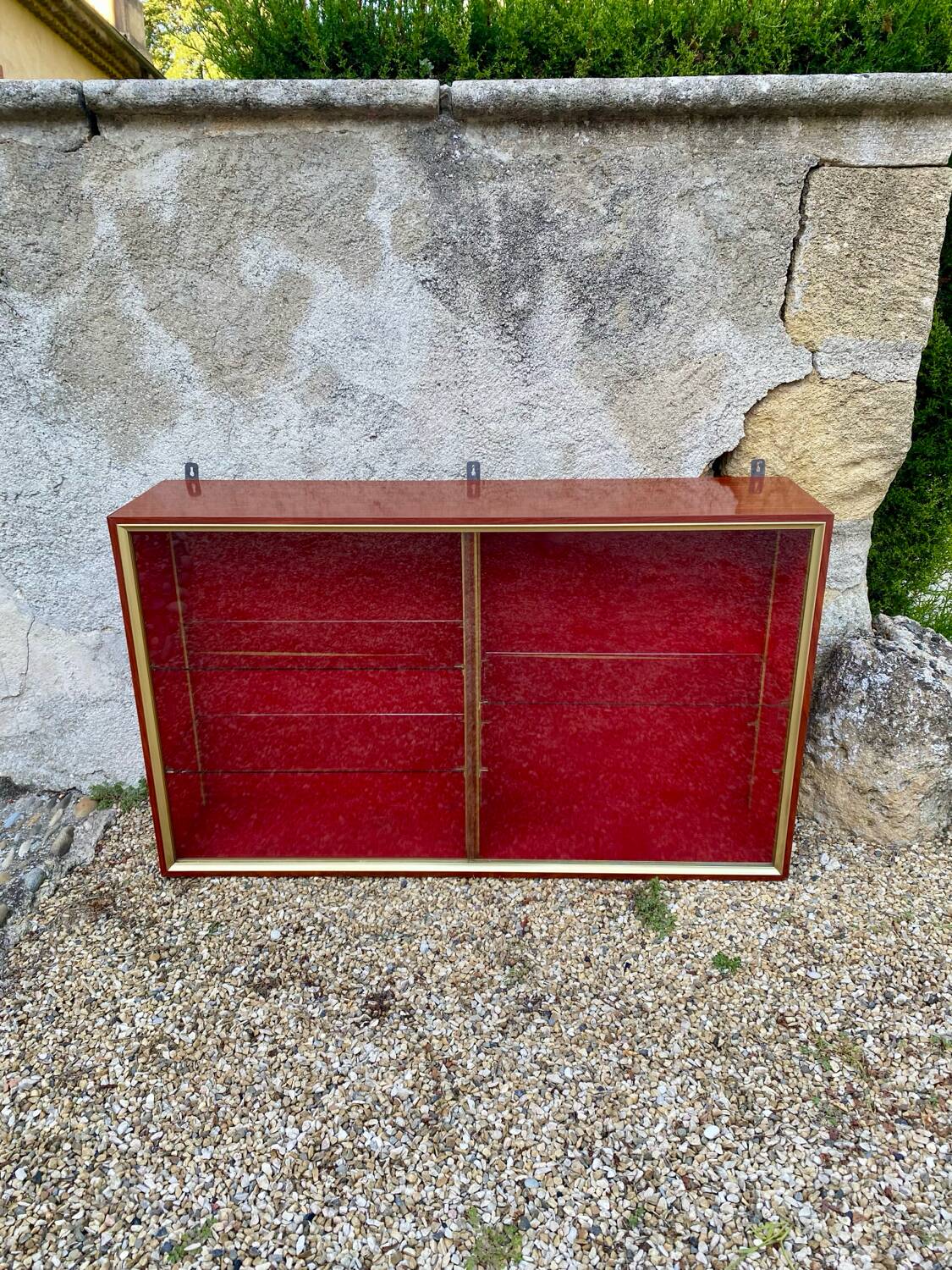 Large vintage 70s display case